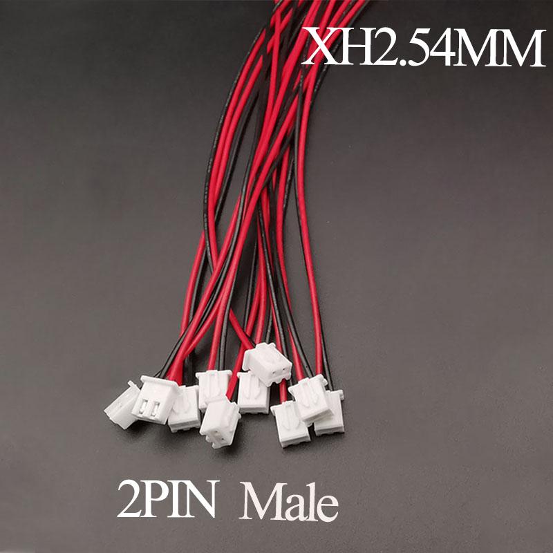 10PCS Micro JST XH 2.54 2P 3P 4P 5P 6PIN Male Female Plug Connector 2.54mm Pitch With Wire Cable Battery Charging Cable