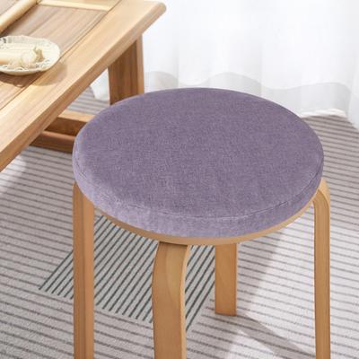 Round Chair Cushion Wavy Sponge Core Cushion with Removable Washable Cover Anti-Slip Bottom Seat Cushion for Office Dining Chair