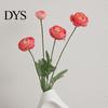 Indoor Decorative Silk Flowers Artificial Camellia Flowers, Flexible Stems Fake for Home High Density Fabric Flower Petals Living Room Decor