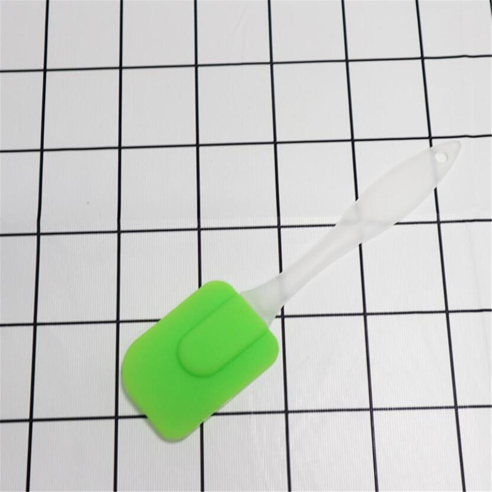 18CM Small Pastry Tools Silicone Spatula Baking Scraper Cream Butter Handled Cake Spatula Cooking Cake Brushes Kitchen Utensil