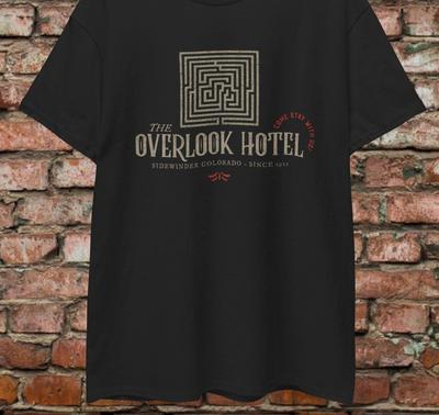 T-shirt Shining Labirinto Hotel Overlook Stephen King Kubrick Unisex
