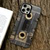 Vintage Cassette Phone Case For iPhone 17,16,15,14,13,12,11 Plus,Pro Max,XS,Colorful Silver Phone case Funda Cover
