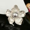 European And American  Retro Alloy Flower Set With Pearl Brooch Chest Flower