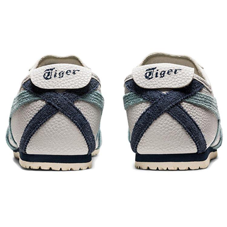 Onitsuka Tiger Mexico 66 Fabric Synthetic Leather Classic Sports Low-Top Sneakers Unisex Sneakers White Blue Green 1183B039-020