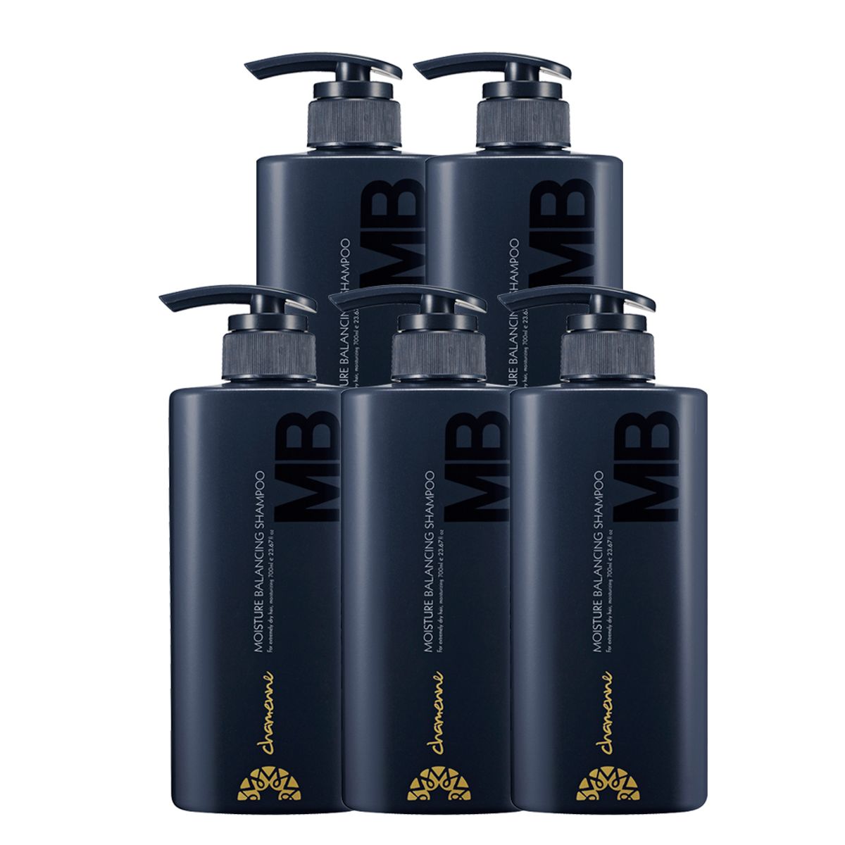 Shamenne MB Shampoo 700ml x 5 (Intensive Moisture for Coarse Hair)