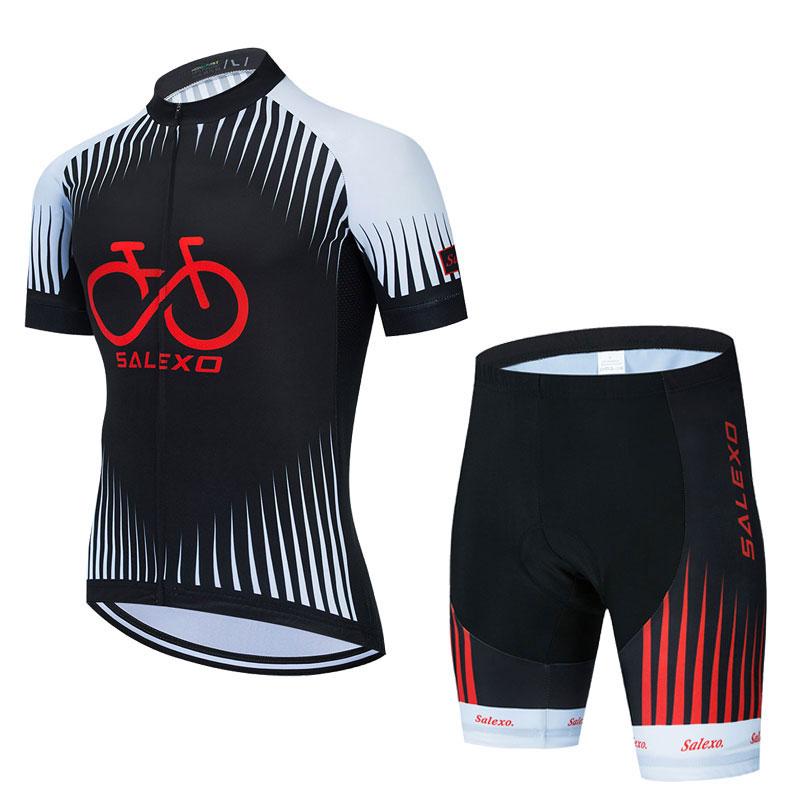 2026 Summer Breathable Cycling Suit Set Men New Short Sleeve Road Team Bicycle Jersey Cycling Clothing Bib Shorts Suits Bike Wear Clothes