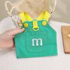Embroidered Dog Vest: Spring/Summer Pet Harness with Letter Design