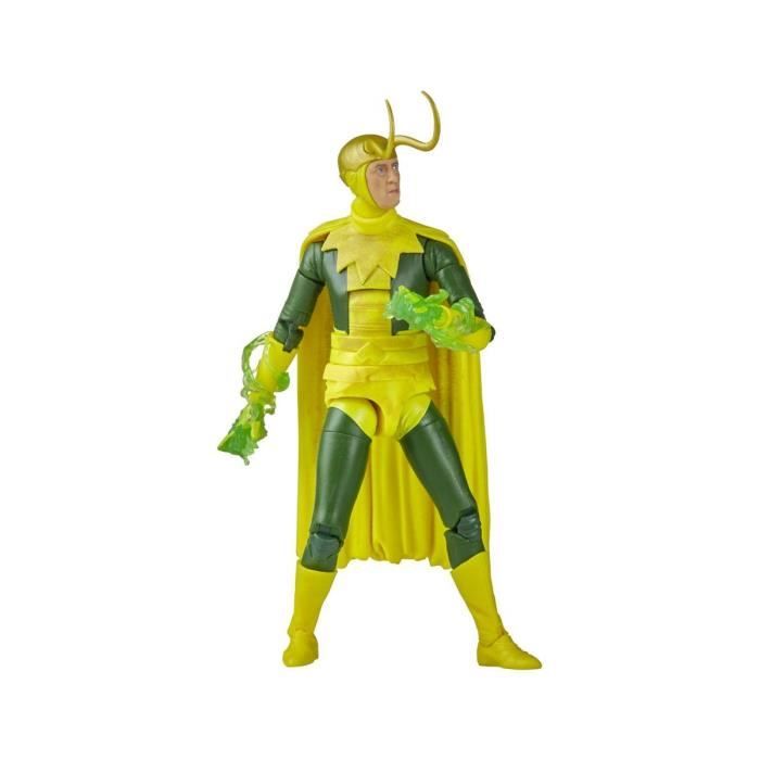Figurine marvel legends loki classic 15 cm - hasbro - blanc - adulte