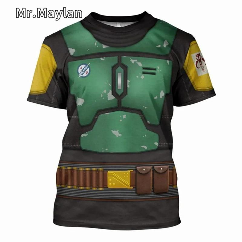 Darth Vader Theme 3D Print Sports Quick-dry Breathable T-shirt Men Cosplay Street Casual Fashion Short Sleeve Clothes Top Summer