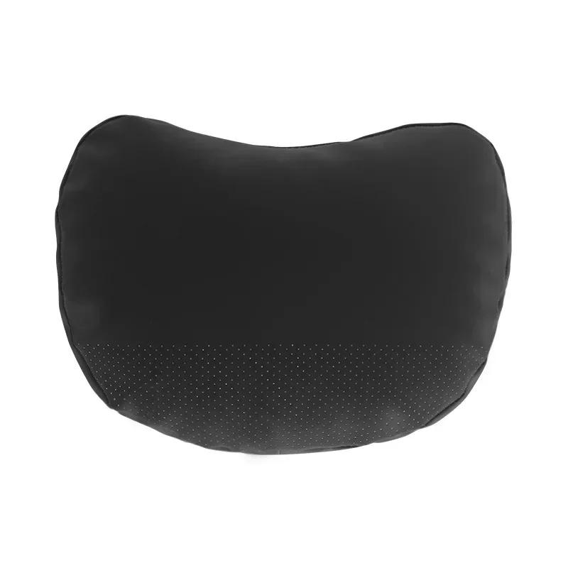 For Tesla Model 3/Y/X/S Car Seat Headrest Neck Pillow Headrest support High-quality leather Seat Protect Cover car accessories