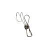 Multi-purpose Stainless Steel Wire Storage Clips for Bathroom, Clothes Drying, and Socks