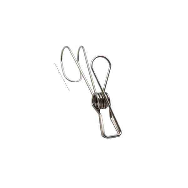 Multi-purpose Stainless Steel Wire Storage Clips for Bathroom, Clothes Drying, and Socks
