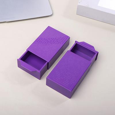 Magische Vielfalt Zauberkasten Magische Requisiten Leere Box Inhalt Lila Zugbox Nahaufnahme Magische Requisiten Party Magische Requisiten Kinderspielzeug
