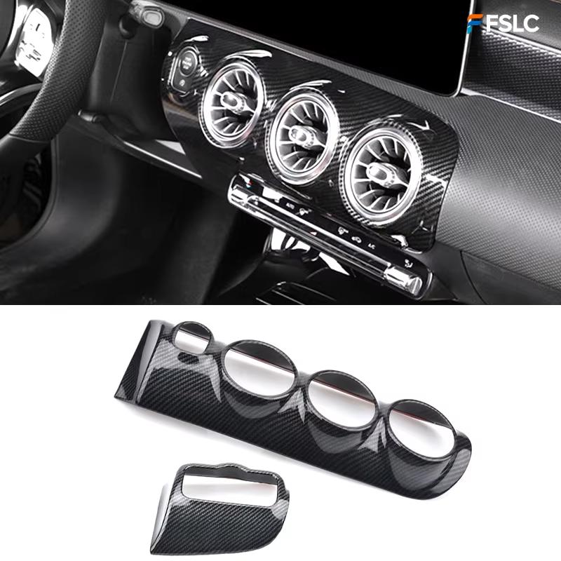 Car Upgrade For Mercedes Benz A Class W177 CLA C118 - LHD Car Interior Air Conditioner Vent Cover Trim Styling