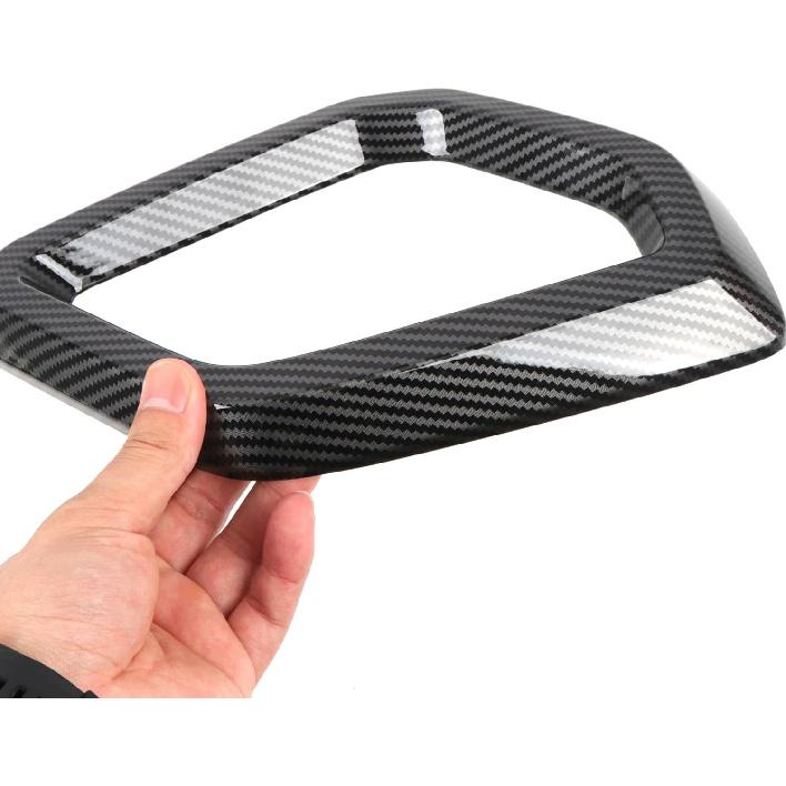 for Honda CRV CR-V Sport Touring Hybrid 2023 2024 2025 2026 Car Accessories ABS Front Bottom Bumper Lid Cover Strip Trim 2PCS (Carbon Fiber Grain)