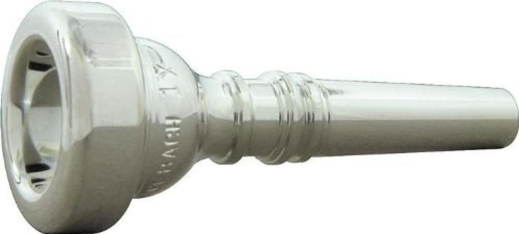 Bach Cornet Mouthpiece, 1X, Silver Plated Finish