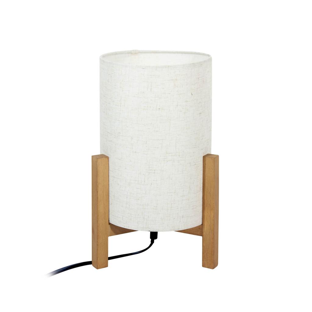 Lampa Stołowa Ones 1 E27 Biały  Wood Italux Tb-85930-M-Wh-Wo