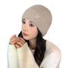 Hats for Women In Autumn and Winter Artistic and Versatile Rose Knitted Cold Hat Korean Casual Windproof Ear Protection Hat Warm Wool Hat