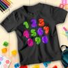 Boys and Girls Balloon Number Day Maths Day Ideas T-Shirt Tee for Kids #ND