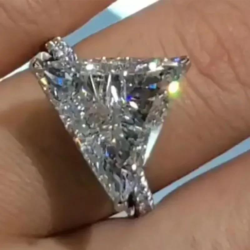 Fashion Versatile Cubic Zirconia Ring For Women Simple Stylish Wedding Bride Accessory Party Jewelry Drop Shipping