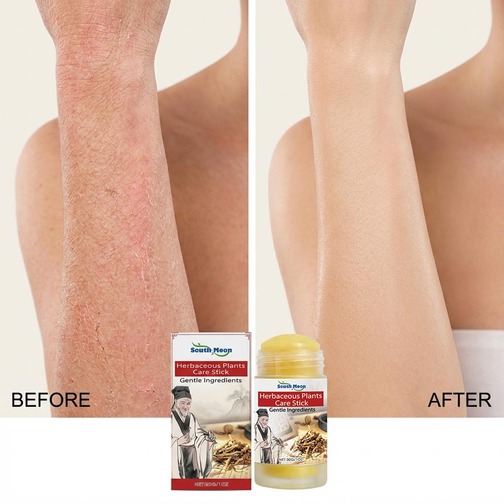 Herbal Care Stick, Mild Formula, Moisturizing & Nourishing, Daily Portable Body Care Balm