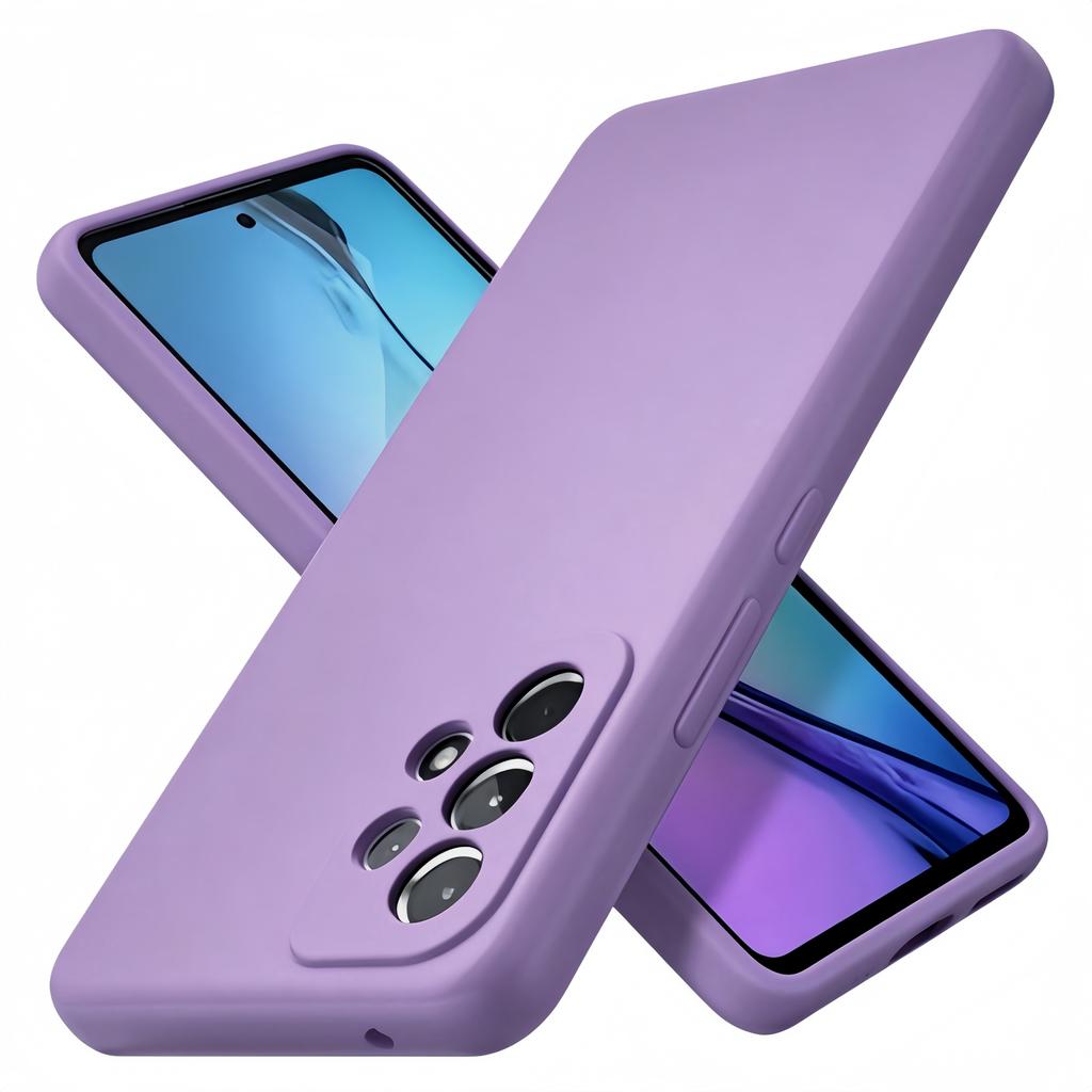 Funda Protectora de Silicona Líquida a Prueba de Golpes de Color Sólido Moda Noble para Samsung Galaxy A53 5G