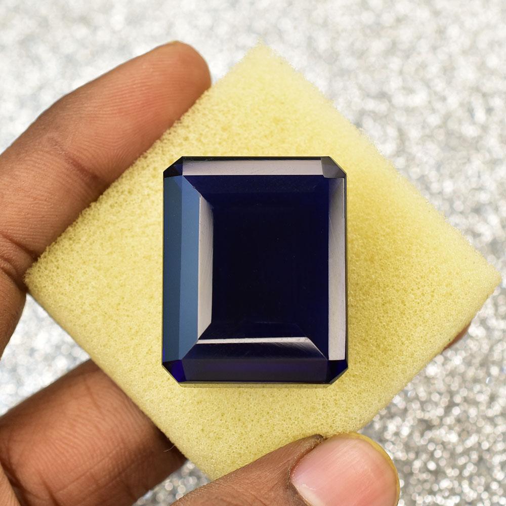 Natural Purple Amethyst Loose Gemstone 98.75 ct Emerald Cut Jewelry Making for Jewelry Designs