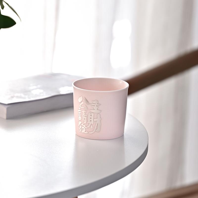 Princess Series Hand Holding Cup Coke Cup Cute Coffee Cup Pink Couple Cup Handwritten Master Teacup