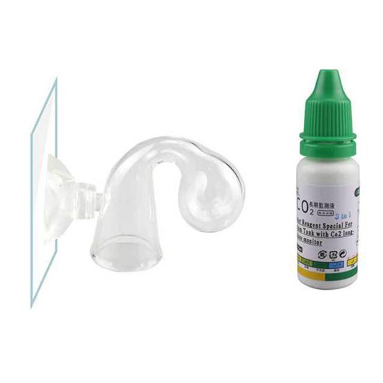 Aquarium Fischbecken CO2 Konzentrationsmessgerät Testflüssigkeit Monitor Checker