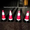 HCNRC Reflective Rubber Traffic Cone with Handle