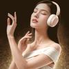 KINYO Bluetooth Headphones, Noise Cancellation, Ear-Friendly, Wireless Computer Headset, Long Battery Life, Soundproofing, White