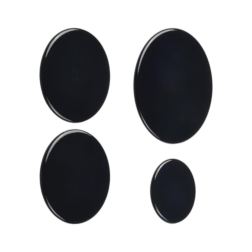 4 Pack Gas Range Flame Hood Set Rustproof and Practical for Kitchen Appliances Suitable for Efficient Cooking Use