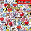 82PCS Kawaii BT21 Stickers Suitcases Laptops Cars Mobile Phones Refrigerators Waterproof Stickers COOKY KOYA TATA Anime Gift Toy 6