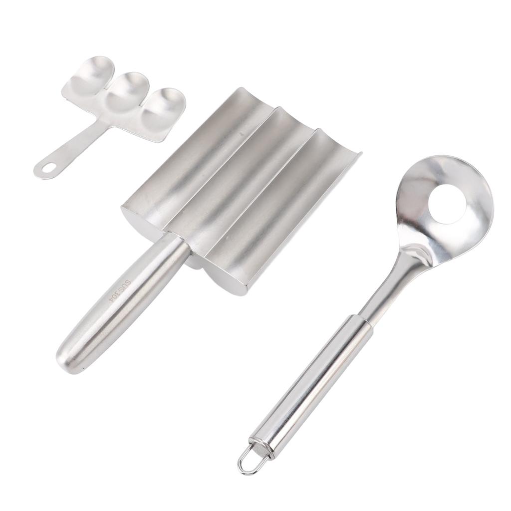 Stainless Steel Kitchen Triple Meatball Maker for Meatball Lovers Home Cooking Tools Dishwasher Safe