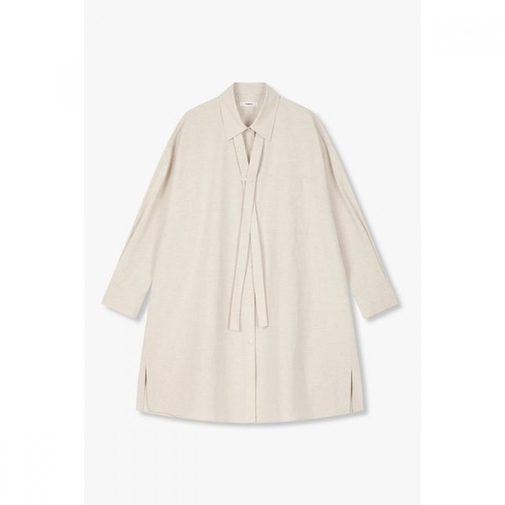 STUDIO TOMBOY Back Button Detail Tie Dress  9106141102ct 
