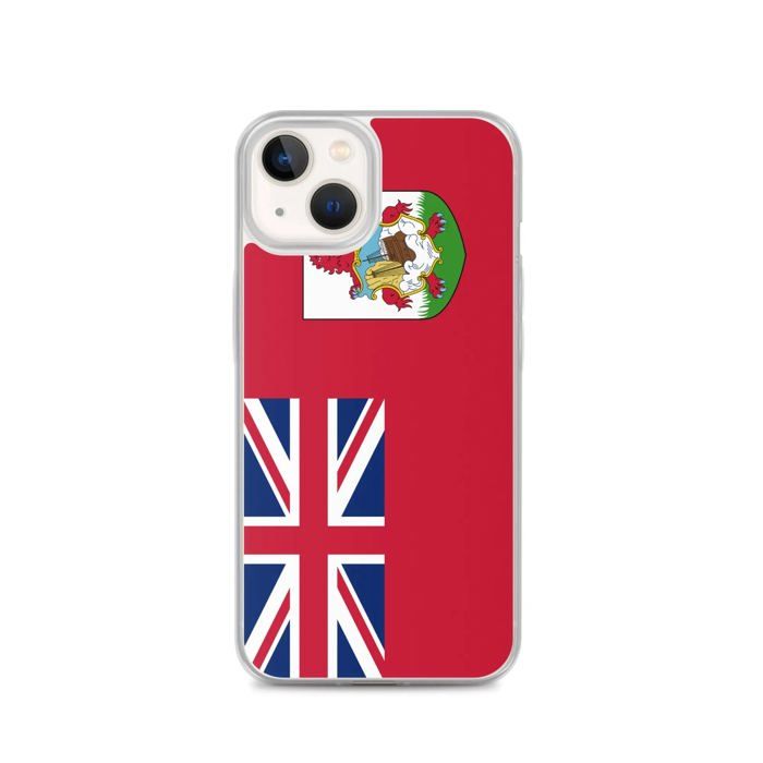 Coque Téléphone – Drapeau Bermudes – Compatible iPhone 13 – Étui Souple – Résistant Et Antichoc - Silicone - Pixelforma