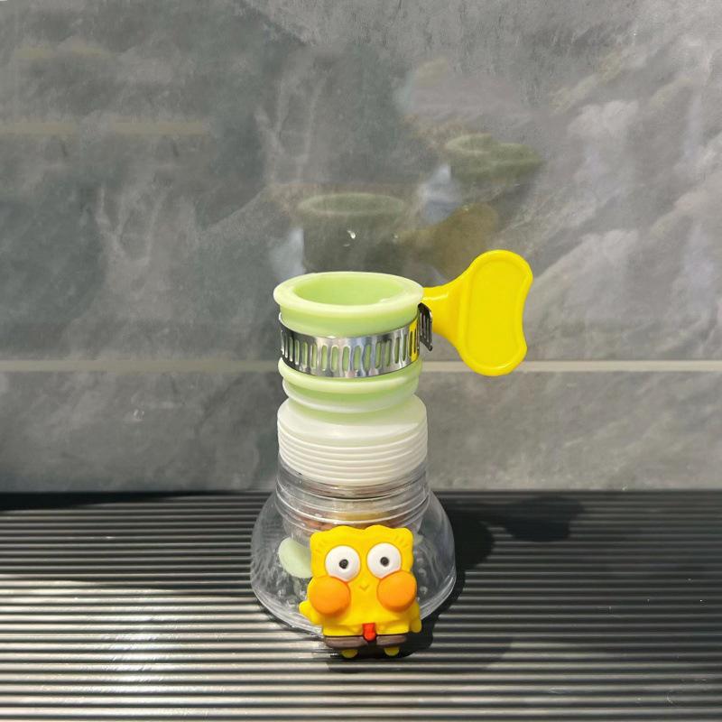 Kitchen splash proof faucet, water filter, universal retractable rotating filter, dormitory showerhead, universal nozzle