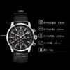 RORIOS Watch Waterproof Analog Luminous Date Display Multifunctional Quartz Stopwatch Calendar Stylish Sports Watch Watch for Man Brown Band Black A