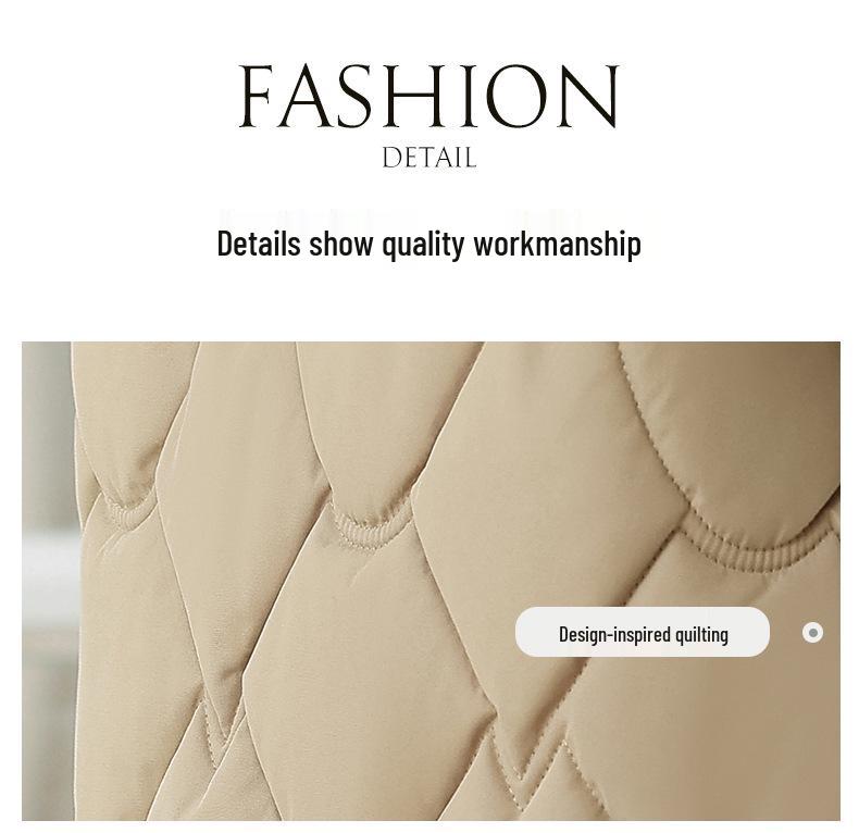 Women's Short Winter Cotton Jacket, 2026 New Korean Style, Stand Collar, Thickened Outerwear, Petite Fit