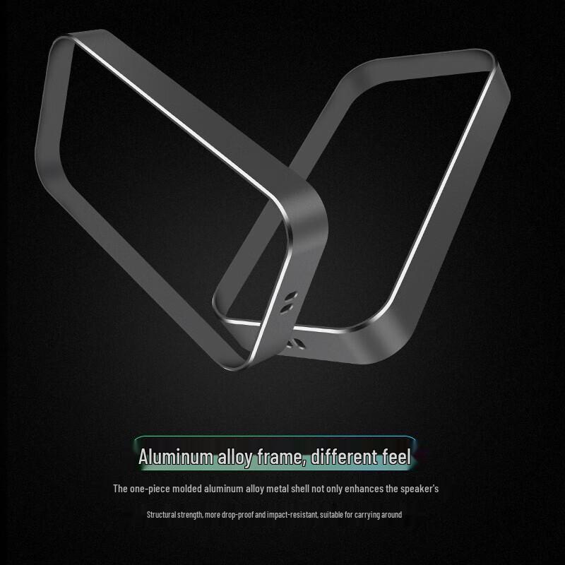 Compact Metal Portable Bluetooth Speaker CN Plug (adapter Included)