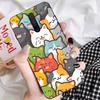 Cartoon Cute Cats Background Phone Case For Redmi 5 6 7 8 9 10 Plus Pro 6 7 8 9 A GO K20 K30 K40 Pro Plus F3 Fundas