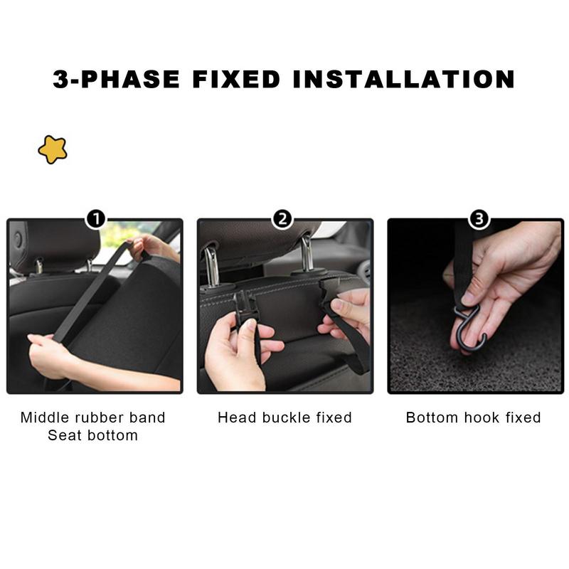 Protector pentru spate scaun Auto Organizator pentru spătarul scaunului Protector scaun Covorașe impermeabile anti lovitură pentru organizare de protecție anti-murdărie