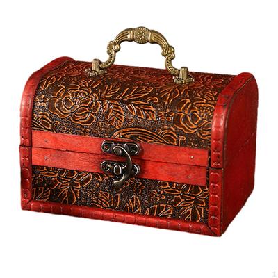 Treasure Chest, Jewelry Storage Box Vintage Style Sundries Keepsake Trinkets Organizer for Kids