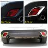 Rear Bumper Fog Lamps Lights Frame Decoration Cover Trim For Mazda CX5 CX-5 2013 2014 2015 2016 ABS Chrome Accessories Exterior