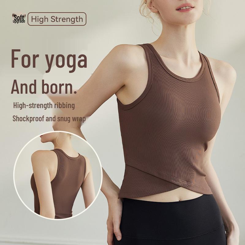 

Женский спортивный жилет Lulu с амортизацией для бега и фитнеса, йоги S