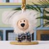 Plush Lion Keychain With Silicone Face Cute Animal Bag Charm For Kids And Teens