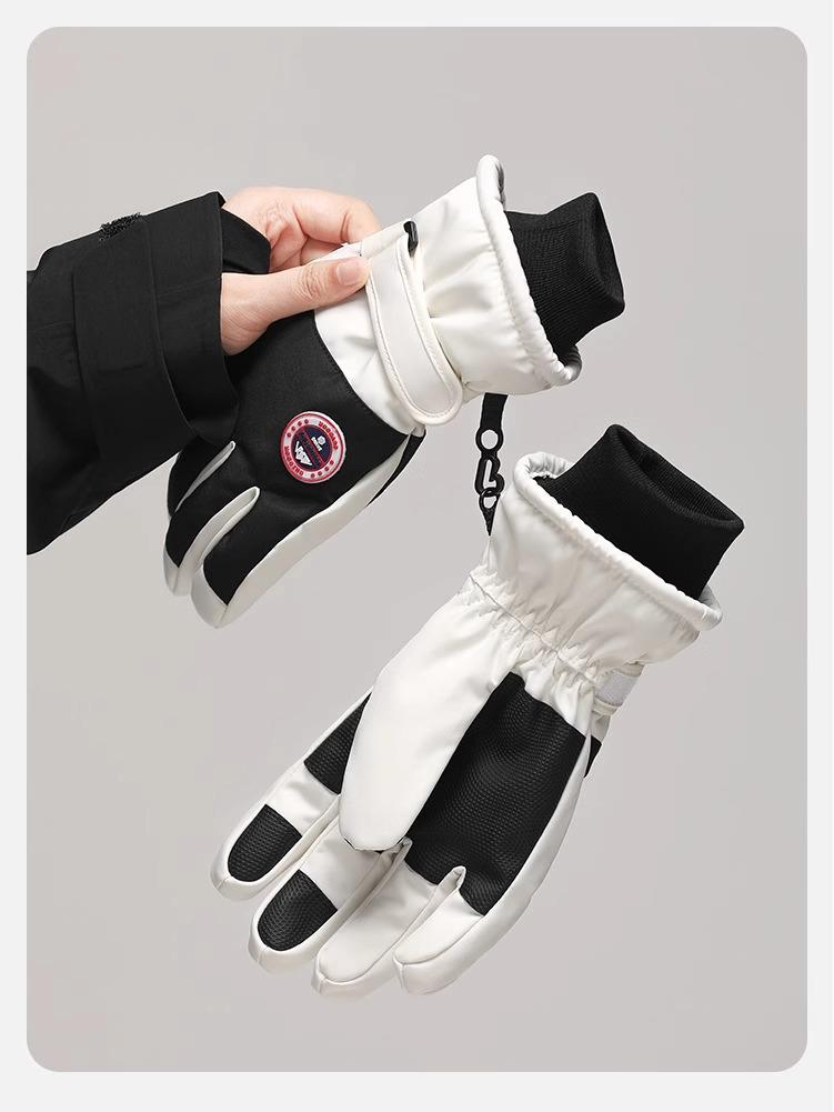 Unisex Winter Ski Gloves: Warm, Windproof, Water-Repellent with Touchscreen Capability for Outdoor Sports and Riding