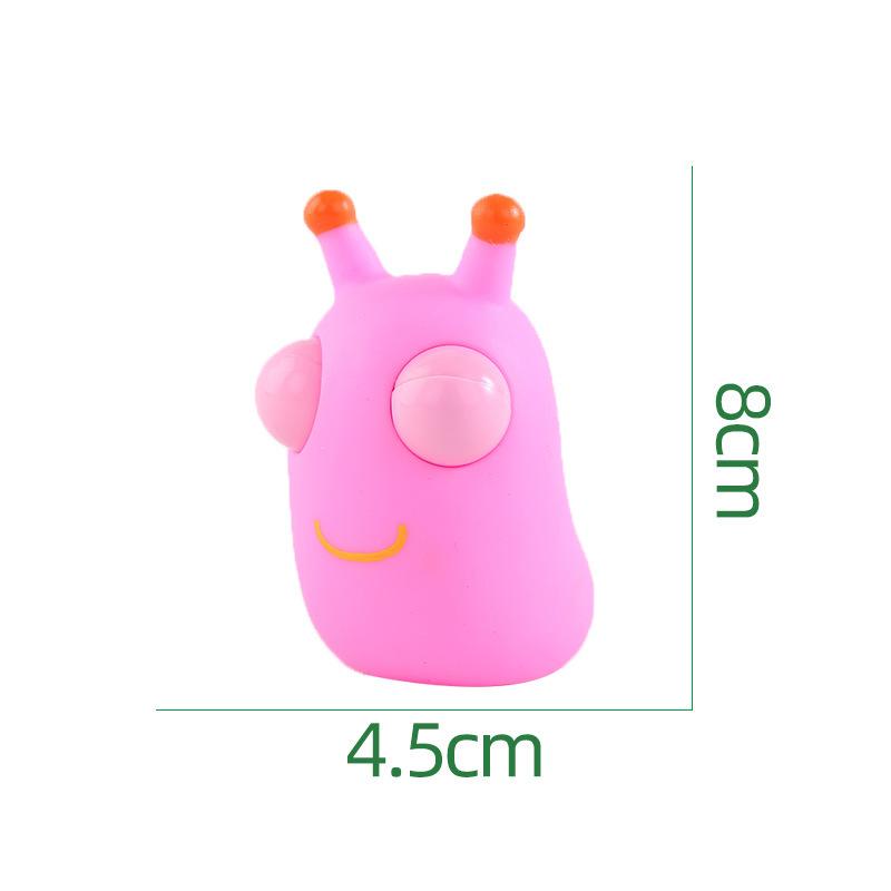 Creative Funny Eyeball Burst Squeeze Toy Green Eye Caterpillar Pinch Toys Adult Kids Stress Relief Fidget Toy Panda Doll Toy
