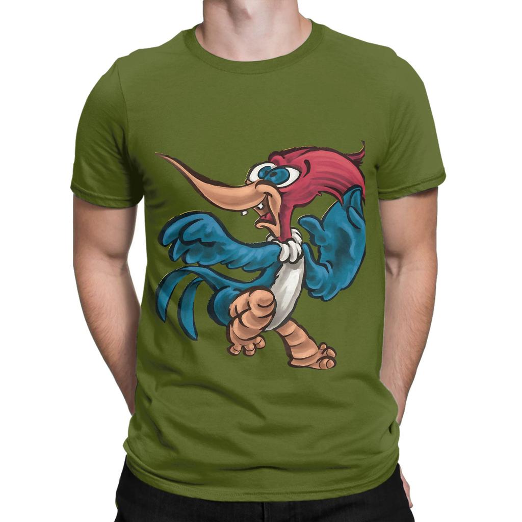 Holzig Neuheit 100 Baumwolle T-Shirt Woody Woodpecker Oberteile T-Shirts Für Unisex