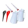 Oil Jug Measuring Container Automotive and Flexible Funnel Set Dispenser